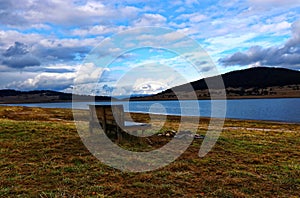 Amazing landscape of Batak dam lake, Bulgaria