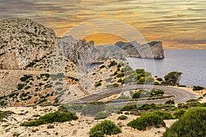 amazing landscape of Formentor, Mallorca in Spain