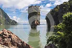 Amazing landscape of James Bond island Phang-Nga bay, Tailand