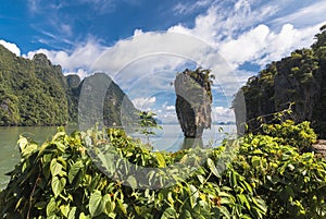 Amazing landscape of James Bond island Phang-Nga bay, Tailand