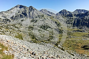 Amazing landscape with Kamenitsa, Yalovarnika, The Toots and The Dolls peaks, Pirin Mountain