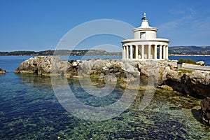 Amazing Landscape of Lighthouse of St. Theodore at Argostoli, Kefalonia, Greece