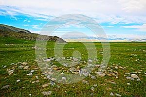 Amazing landscape in Mongolia photo