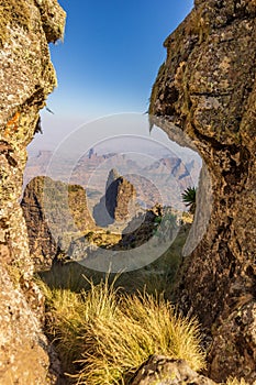 Amazing landscape in the Simian mountains, Ethiopia.