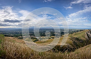 Amazing landscape at the Te Mata Peak. Hawke`s Bay, New Zealand