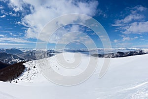 Amazing landscape in Vigla, Florina`s ski center, Greece