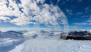 Amazing landscape in Vigla, Florina`s ski center, Greece