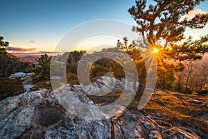 Amazing Linville Gorge Sunrise