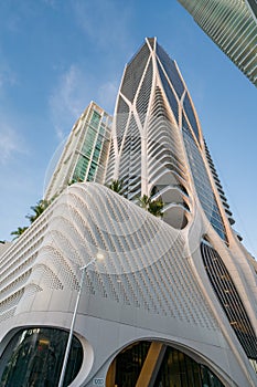 Amazing Miami architecture One Thousand Museum design by the recent Zaha Hadid photo