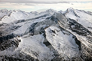 Amazing mountain scenery from Hintertux, Austria.