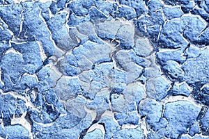 Amazing natural winter icy ground texture. Abstract glacier pattern