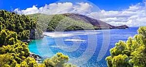Nature of Greece - beautiful Skopelos island with gorgeous sea. Sporades photo