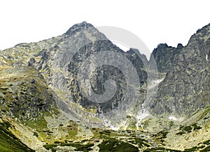 Amazing nature of huge mountains in Slovakia