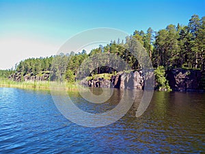Amazing nature of Valaam island. The wonderful island of Valaam is located on lake Ladoga, Karelia. Balaam - step to the sky