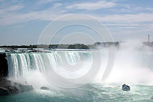 amazing Niagra falls and a ship