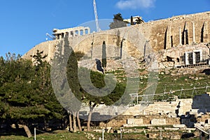 Amazing panorama of Acropolis of Athens, Greece