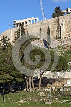 Amazing panorama of Acropolis of Athens, Greece