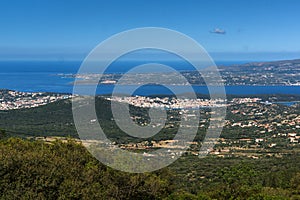 Amazing Panorama of Argostoli town, Kefalonia, Greece