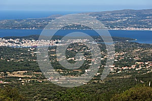 Amazing Panorama of Argostoli town, Kefalonia, Greece