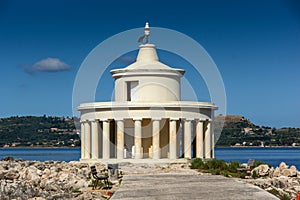 Amazing panorama around Lighthouse of St. Theodore at Argostoli,Kefalonia, Greece