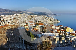 Amazing Panorama to Kavala, East Macedonia and Thrace
