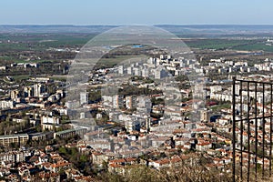 Panoramic view of city of Shumen, Bulgaria