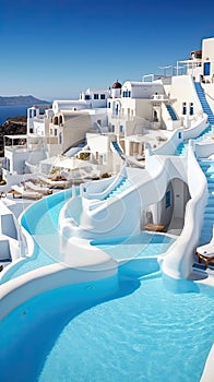 Amazing pool in Santorini Style