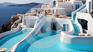 Amazing pool in Santorini Style