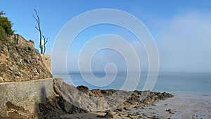 Amazing promenade du Clair de Lune,Dinard, Brittany France.