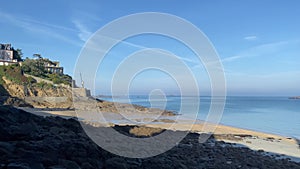 Amazing promenade du Clair de Lune,Dinard, Brittany France