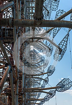 Amazing radio center Duga in Pripyat, Chernobyl area