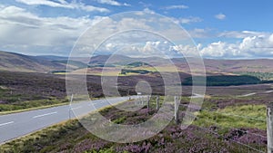 Amazing road in Cairnwell Pass