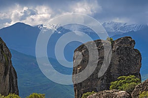 Amazing rock formations at Meteora