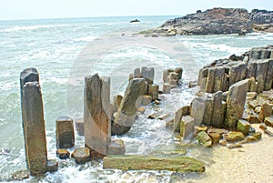 Amazing rock formations in St. Mary's Island