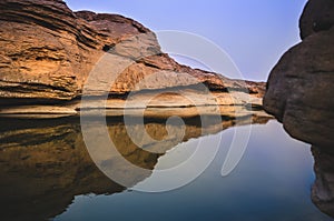 The Amazing of Rock in Mekong River