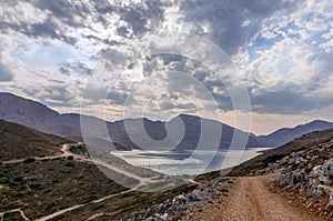 Amazing scenery in Emporios village, Kalymnos island, Dodecanese, Greece