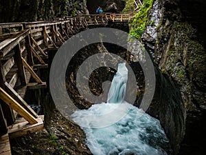 Amazing Sigmund Thun pass in Kaprun.