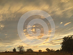 Amazing sky colors out west