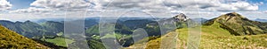 Amazing spring hilly landscape - slovak Little Fatra hills