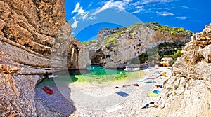 Amazing Stinva beach of Vis island