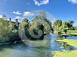 View on a River Welland in Stamford, United Kingdom. photo