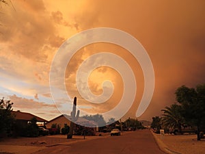 Amazing Summer Haboob Dust Storm in Arizona