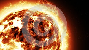 Amazing Sun Close-Up render