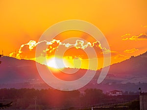 Amazing Sunset Background