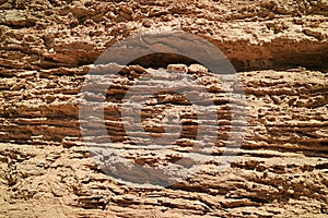 Amazing texture of the Rock Formation along the Mountain Road of Atacama Desert in Northern Chile