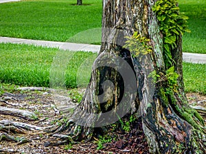 An amazing tree in the park