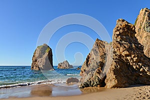 Amazing Ursa beach in Sintra, Portugal