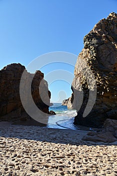 Amazing Ursa beach in Sintra, Portugal