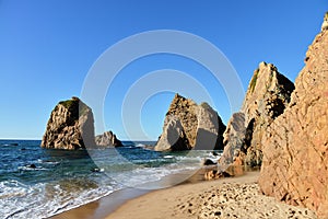 Amazing Ursa beach in Sintra, Portugal