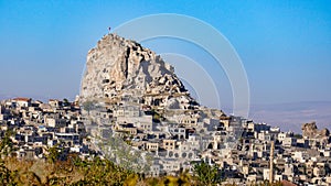 Amazing valley in Cappadocia, unusual relief